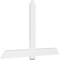 Ekena Millwork Eugene Architectural Grade PVC Gable Bracket, 72"W x 48"H x 2"D x 6"F, 16/12 Pitch GBP072X48X0206EUG00 - alternate 1
